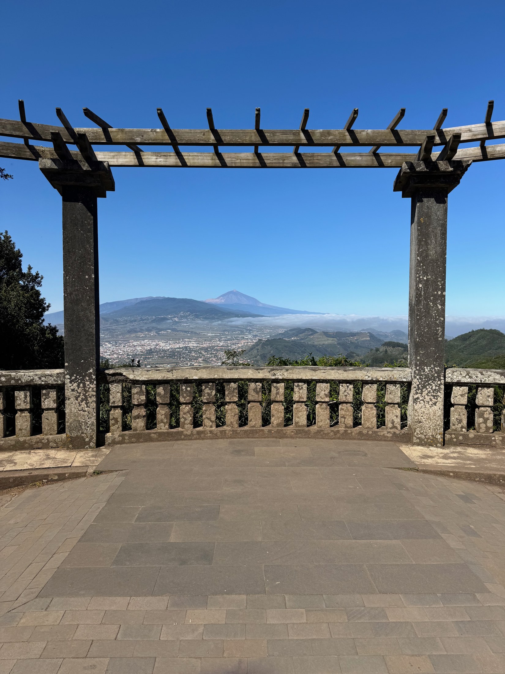 Mount Teide seen from the Anaga ridge on Tenerife