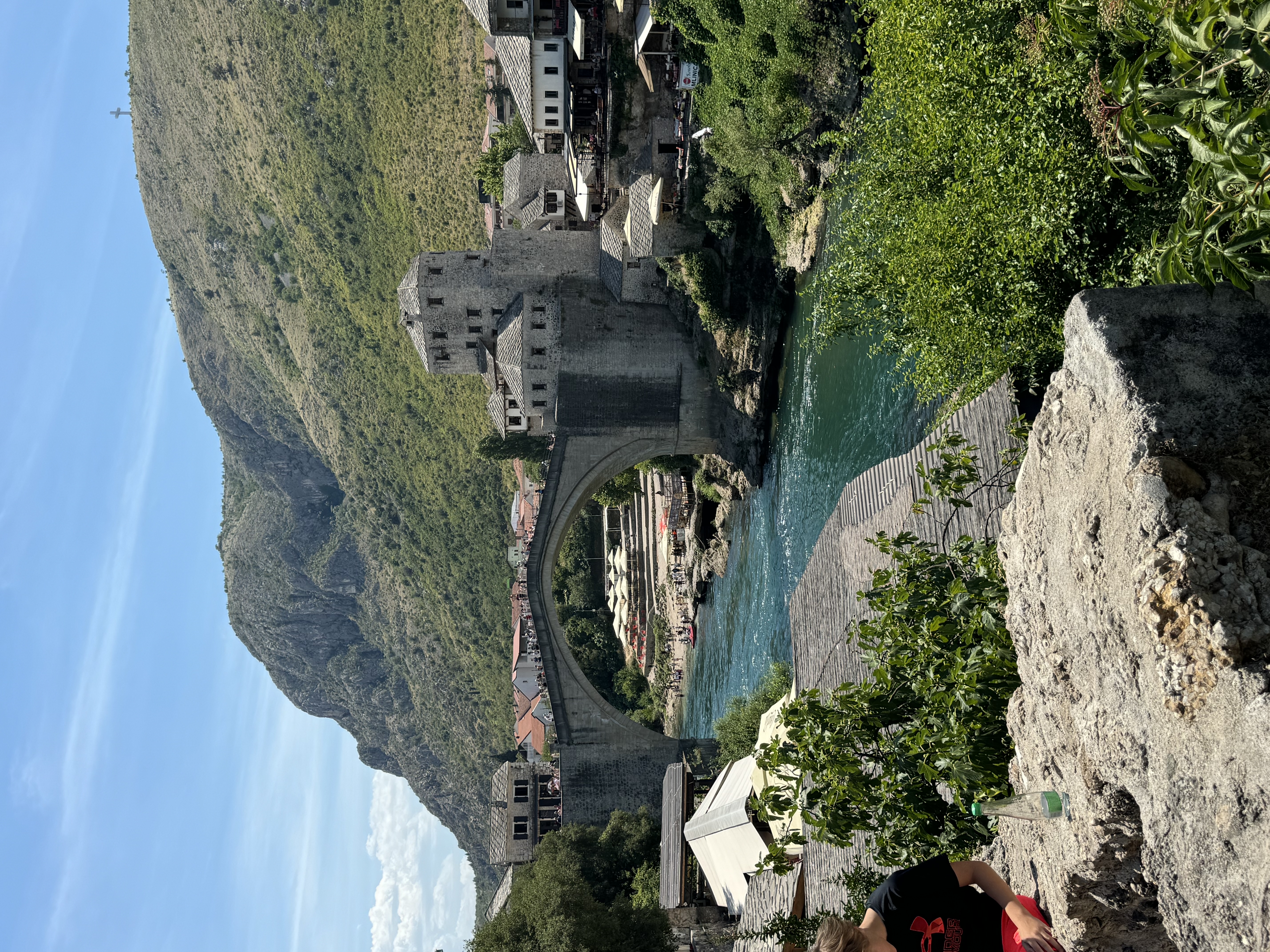 The Stari Most bridge over the Neretva River in Mostar
