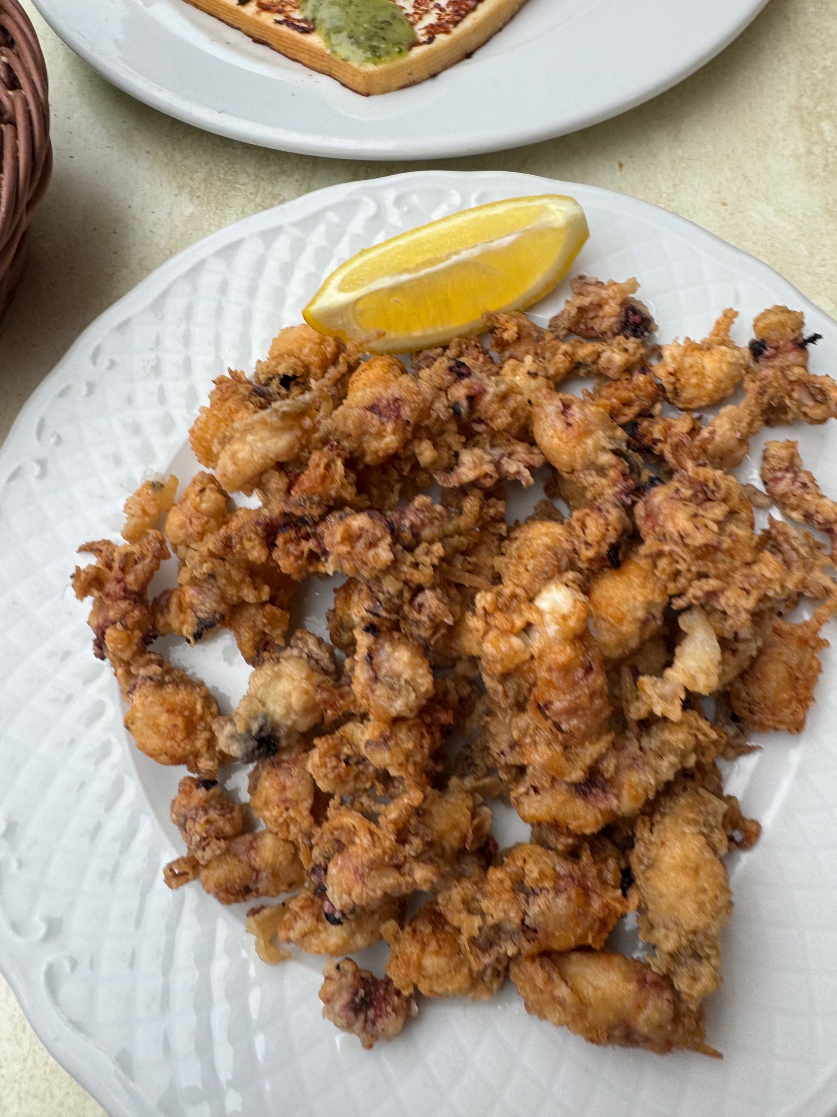 Fried seafood at El Rincón de Diego in Puerto de la Cruz