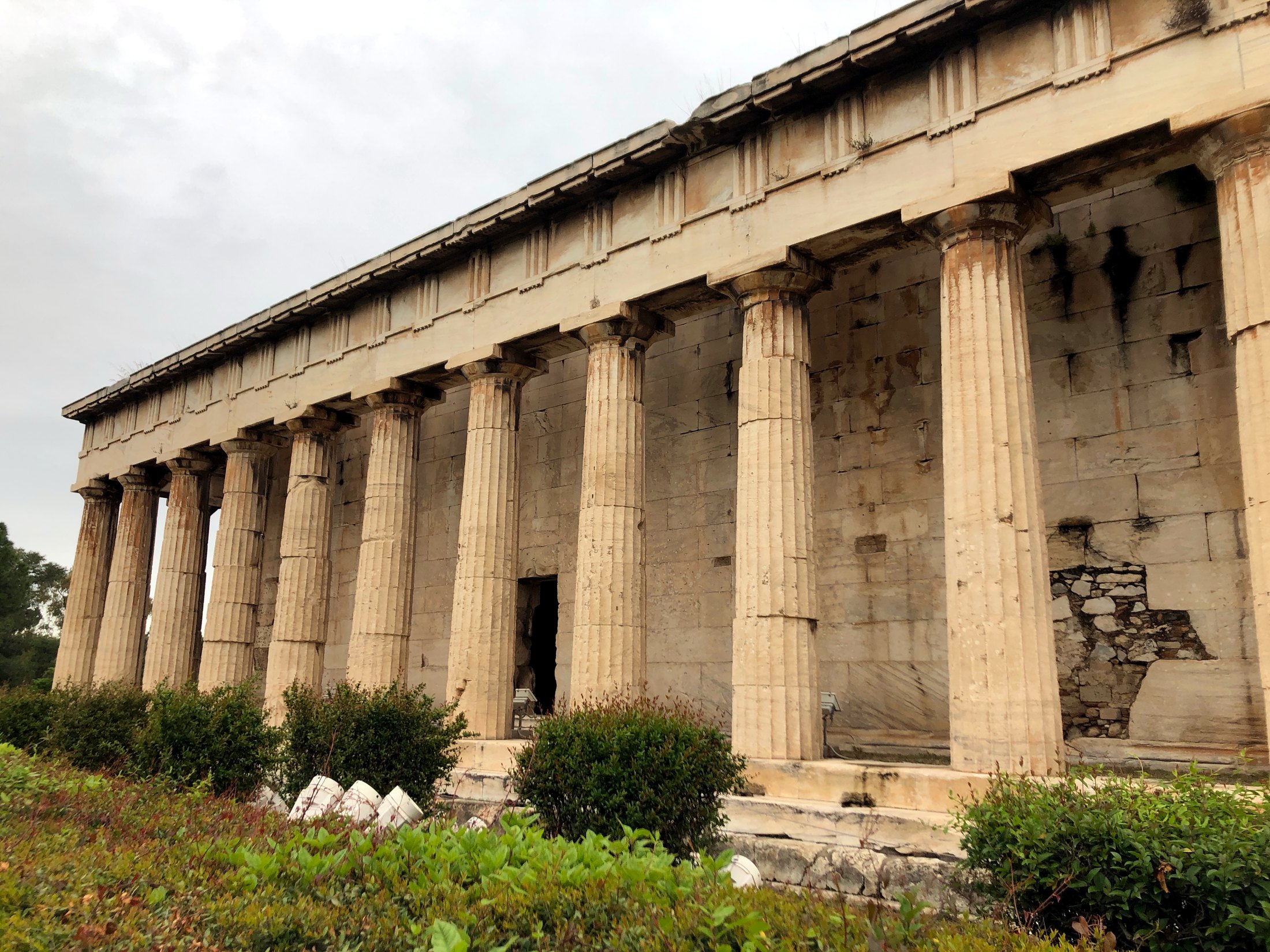 Temple of Hephaestus inside the Athenian Agora
