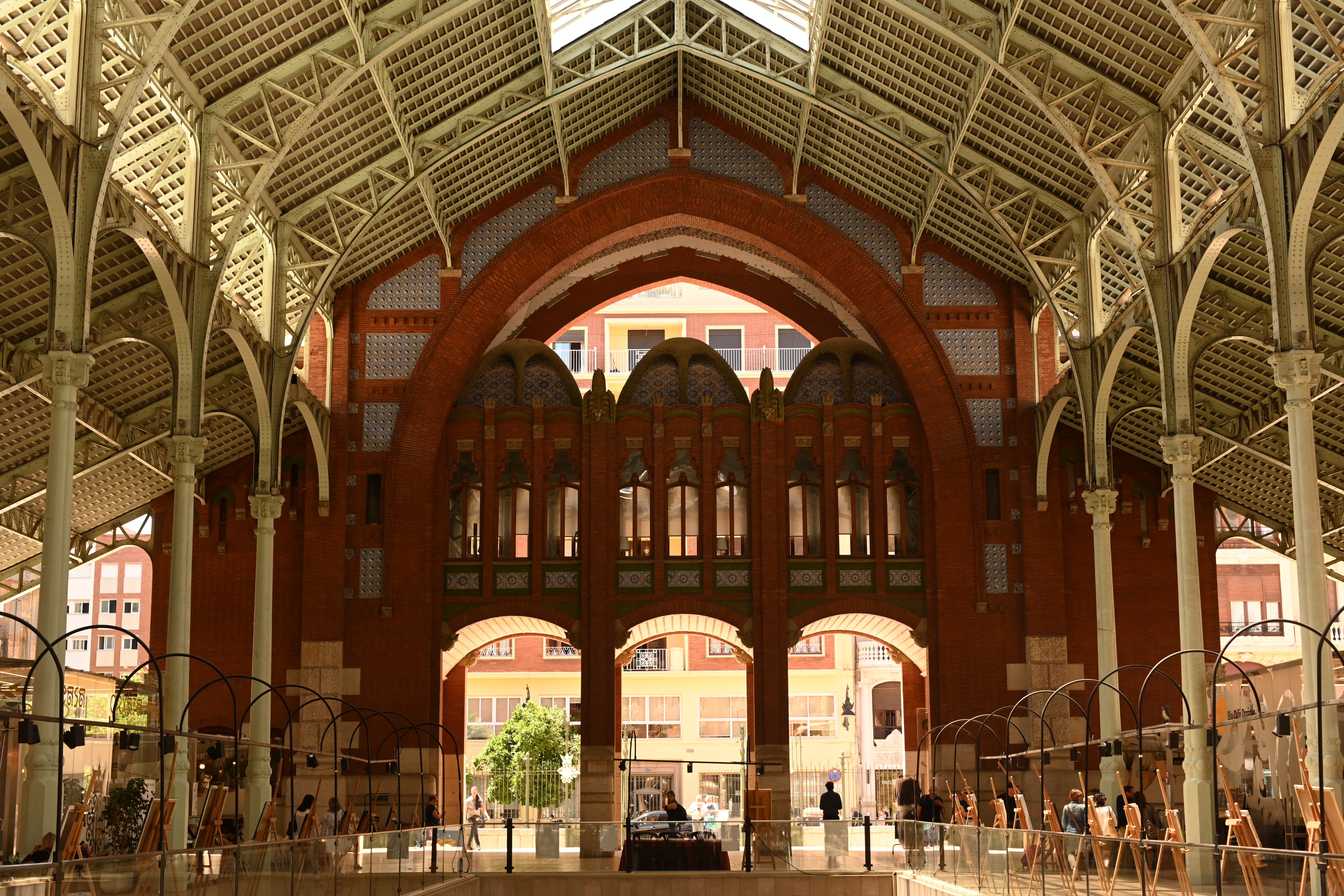 Main hall at Valencia's Mercat de Colón