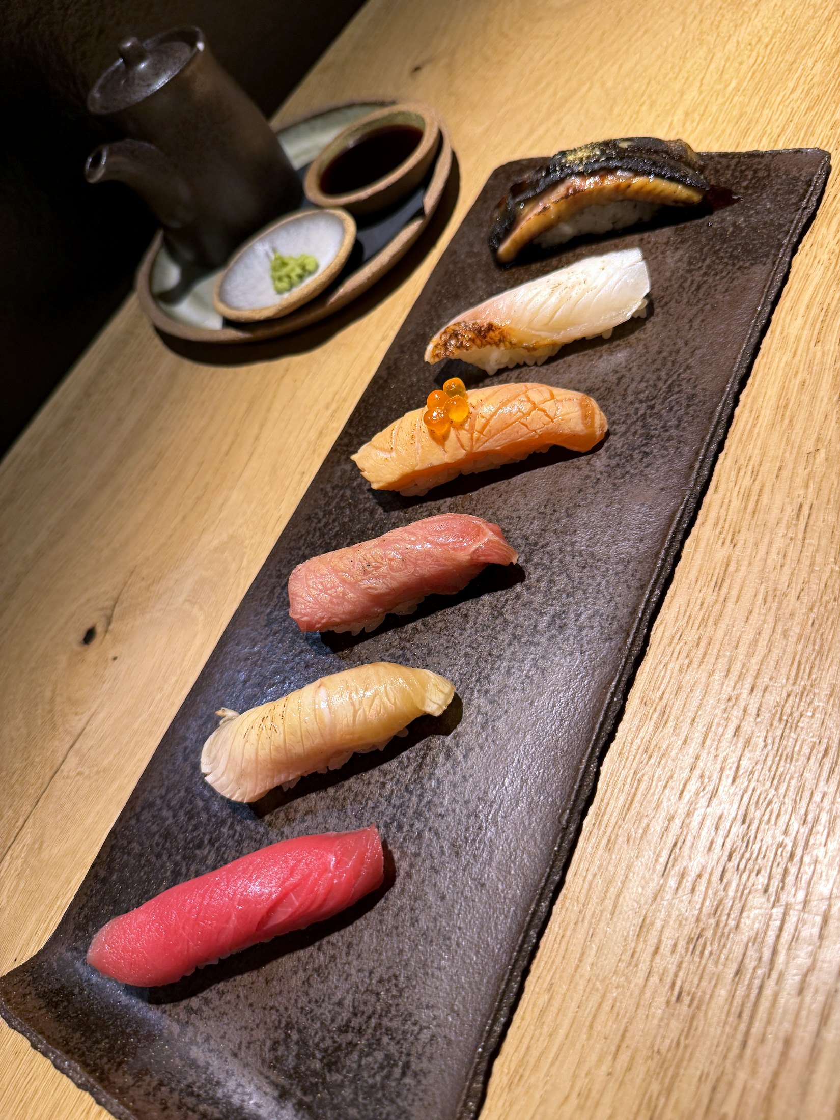 Nigiri at IKOYA Izakaya in Barcelona