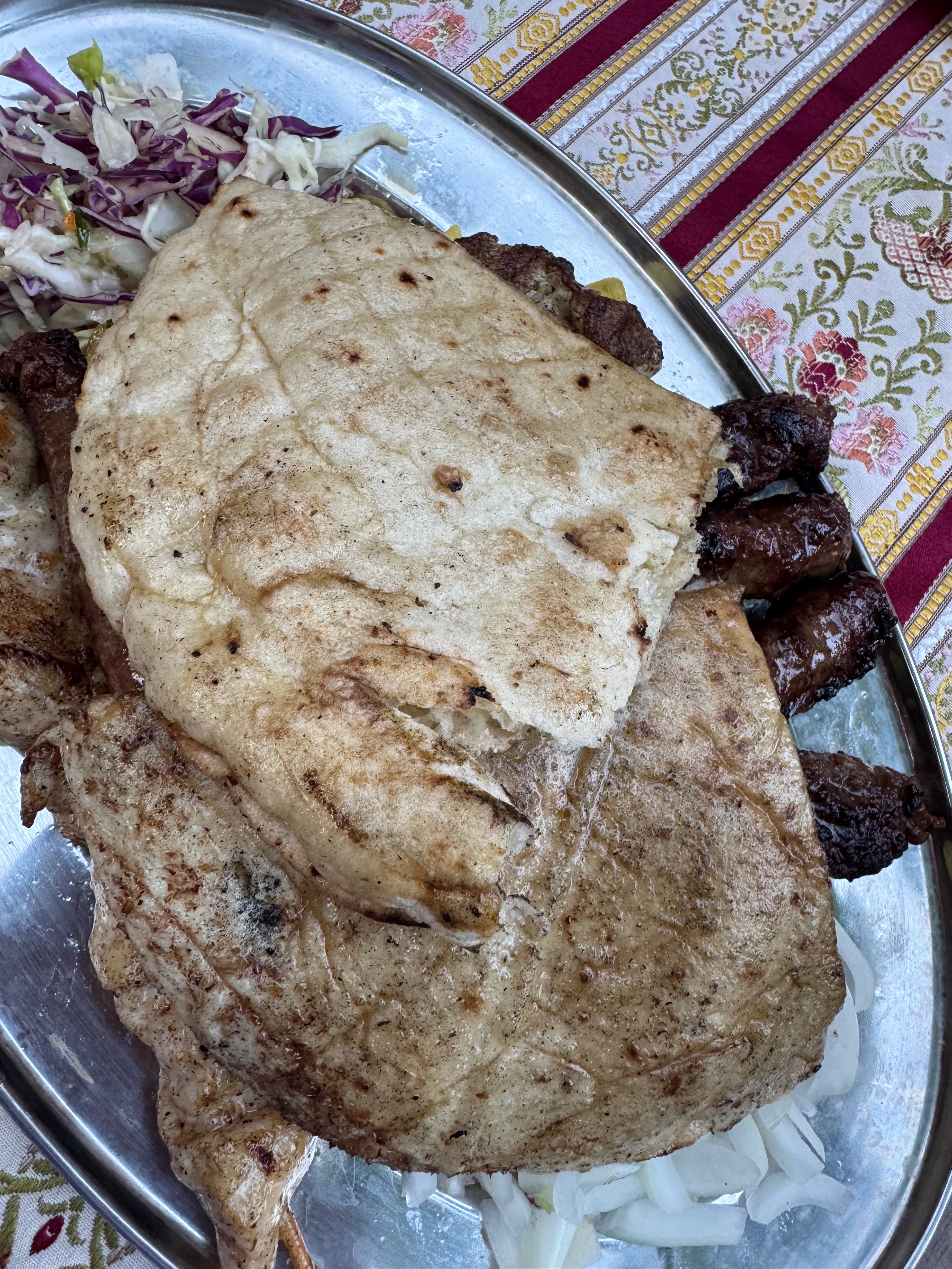 Grilled meat and flatbread at Tima - Irma in Mostar